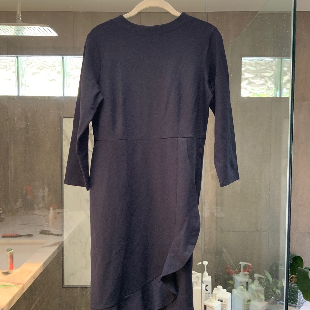 J.Jill Navy Ponte Dress